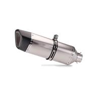 LPOXD Silenziatore Scarico Moto Slip On 51mm Db Killer Tubo Collegamento Centrale per Escape Moto per BMW F900R F900XR 2020-2023(Type-I)