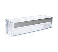 LPPP Balconcino compatibile con Siemens 00705195 per frigorifero | Balconcino porta per Bosch, Neff, Constructa, Balay, trasparente, plastica, 423 x 115 x 98 mm