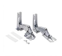 LPPP Kit cerniera frigorifero compatibile con AEG 2211202045 2211201047 | Cerniera piatta sup./inf. compatibile con Electrolux 2211202029, 405550419/7, Bosch 00483621, Liebherr 959376000, freezer