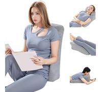 LPQCccY Cuscino cuneo letto, Multi-funzione cuscino cunei letto, Cuscini di supporto per sedersi nel letto, Lettura, Dormire, Supporto per le gambe