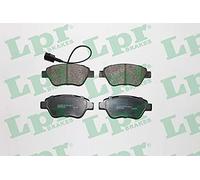 LPR Brakes Pastiglie freno 05P1225 – Kit anteriore freno a disco