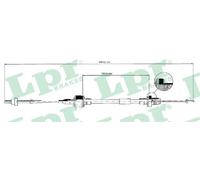LPR C0128C Cavo comando, Comando frizione per OPEL