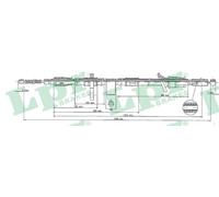 LPR C0321B Cavo comando, Freno stazionamento per HYUNDAI