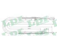 LPR C0399B Cavo comando, Freno stazionamento per MERCEDES-BENZ