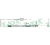 Cavo freno a mano Freno a disco C0402B LPR per RENAULT