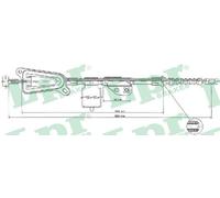 LPR C0478B Cavo comando, Freno stazionamento per NISSAN