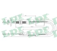 LPR C0483C Cavo frizione