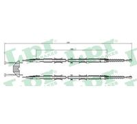 LPR C0549B Cavo freno a mano