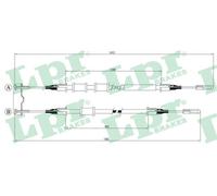 LPR C0585B Cavo freno a mano