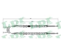 LPR C0597B Cavo comando, Freno stazionamento per CHEVROLET,OPEL,VAUXHALL