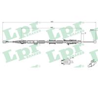 Cavo freno a mano Freno a disco C0917B LPR per VOLVO V40 Familiare S40 I