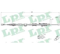 LPR C0920B Cavo comando, Freno stazionamento per VOLVO