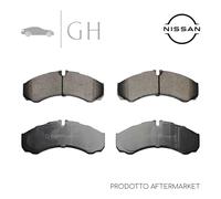 LPR - KIT PASTIGLIE / PATTINI / PASTICCHE FRENO NISSAN CABSTAR F24 - 05P684