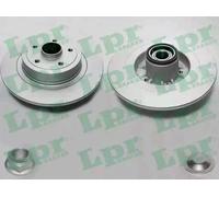 LPR Brakes Dischi freno R1046PCA Kit coppia per Renault Clio III BR0-1, CR0-1 2.0 16V Sport