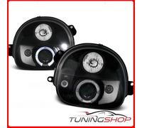 LPRE04 FARI FANALI ANTERIORI RENAULT TWINGO 03.93-09.98 ANGEL EYES BLACK TuningS