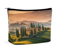 LPSADGF Beauty case da donna italia toscana borsa cosmetica portatile da viaggio borsa per il trucco con cerniera leggera e carina organizer per trucchi per viaggi, accessori, essenziali, Italia