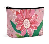 LPSADGF Beauty case da donna The Witch of Darkness, trousse portatile da viaggio con cerniera, leggera, carina e carina, organizer per trucchi per viaggi, accessori, elementi essenziali, Happy Mother