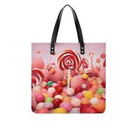 LPSADGF Sea Sunset Flying Dragon Tote Bags per le donne borsa in pelle borsa per il trucco con fibbia magnetica design casual borsa, Dolci Caram, 39x39cm