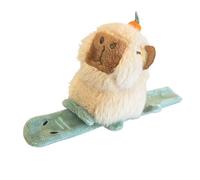 Lpsdssre Bracciale a schiaffo Capybara, portatile, 25x10x1,3 cm, braccialetto di animali ripieni, giocattolo schiaffo Capybara, materiale comodo, per bambini ragazzi adolescenti giovanili