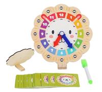 Lpsdssre Learning Clock For Kids | Teaching Clock Toy | Educational Wooden Toy | Time Learning Toy For | Kids Number Clock Fun And Engaging Design For Kids Over 3 Years Old