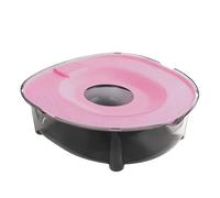 Lpsdssre Lettiera per gatti di grandi dimensioni, base antiscivolo, grigia, rosa, blu, gialla, vassoio per gatti antispruzzo, lettiera antiscivolo, uso versatile, per auto, appartamento domestico