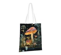 LPSRTWE Borsa tote in tela resistente borse riutilizzabili per la spesa borse per la spesa borse regalo farfalla fungo borse regalo per le donne