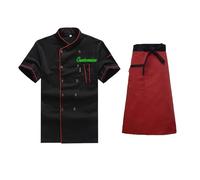 Lpstop Giacca da cuoco per uomo e donna Cappotto da cuoco personalizzato Ricamo personalizzabile Abbigliamento da lavoro uniforme per servizio di ristorazione