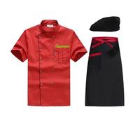 Lpstop Giacca da cuoco per uomo e donna Cappotto da cuoco personalizzato Ricamo personalizzabile Abbigliamento da lavoro uniforme per servizio di ristorazione
