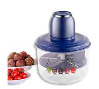LPUYTJHI Pelapatate elettrico for uva, automatico piccoli frutti e pomodori, aglio, automatico 25S, controllo intelligente della velocità, lama adattiva(Blue)