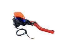LPUYTRB Leva freno Moto 7/8" 22mm Con foro specchio M10 Pompa per cilindro principale Pistone 14mm Leve freno frizione Impugnatura idraulica