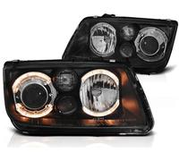 LPVWC0 Fari Fanali Anteriori VW Bora 98-05 Angel Eyes nero TuningShop-TT