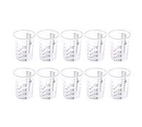 LPxdywlk Misurino Per Liquido Per Pittura Da 600 Ml, Contenitore Trasparente In Plastica Graduata Per Miscelazione 10 Pezzi/Set colore casuale