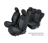 LPZC Set Coprisedili Superior - Nero/Grigio per Alfa Romeo Mito (09/08>04/19)