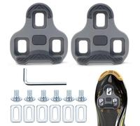 LPZMPZ Compatibile con Look Keo Bike Pedali 3 fori Grip Blade 2 Max Carbon Classic Cleats Set di piastre per scarpe da corsa Pedali Grigio MTB Pedali Road Cleats accessori per bicicletta (Grey 4.5°)