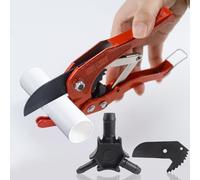 LPZMPZ Tagliatubi Strumento Portatile Cesoia Macchina per Il Tagliare dei Tubi Multistrato a Cricchetto in Pvc 42 mm Plastica Polietilene PVC PPR PEX