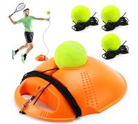 LPZMPZ Tennis Trainer Tennis Gioco Da Solo, Palla da Tennis con Corda | Trainer Baseboard Set con 3 palline di rimbalzo, attrezzo per esercizi di tennis autodidattico, per giocatori principianti