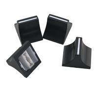 LQ Industrial 20PCS 14x11x10mm Scheda Audio Fader Volume Fader Console di Plastica Fader Potenziometro Manopola Bianco e Nero Push Cap per Potenziometro Regolazione Fase Illuminazione Tuning Controllo