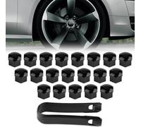 LQAHDBTO 20 Pezzi Copridadi Bullone Ruota per VW T-Cross ab 2018, Copridadi Esagonali per Pneumatici con Set di Strumenti di Rimozione,17mm