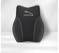 LQFC Coche Cuscino Supporto Schiena para Jaguar X-Type XE XF XJ XJ220 XJS XK XK120,Cuscino Supporto Lombare Design ergonomico Traspirante Regolabile Rilievo Dolore Lombare,Black-A