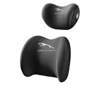 LQFC Coche Cuscino Supporto Schiena para Jaguar X-Type XE XF XJ XJ220 XJS XK XK120,Cuscino Supporto Lombare Design ergonomico Traspirante Regolabile Rilievo Dolore Lombare,Black-2