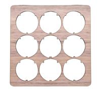 LQIOACU 1 PCS sottobicchieri in legno Sottobicchiere con tappo di bottiglia di birra Espositore per tappi di bottiglia di birra Regalo per gli amanti della birra