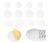 LQIOACU 12 Pezzi Toppa per Riparazione Scarpe, toppe per scarpe bucate in punta, toppe adesive ripara buchi scarpe - per punta e tallone di sneakers e tacchi alti - pratiche e resistenti patch scarpe
