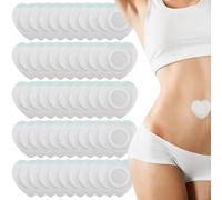 LQIOACU 50 Pezzi Castor oil patch, Castor oil pack, Impacco olio di ricino addome, Forma dell'amore