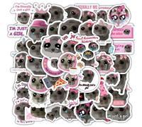 LQIOACU 60 Pezzi Criceto triste adesivo, Stickers aesthetic, Stickers bambini, Adesivi scrapbooking, A