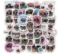 LQIOACU 60 Pezzi Criceto triste adesivo, Stickers aesthetic, Stickers bambini, Adesivi scrapbooking, B