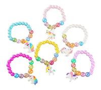 LQIOACU braccialetti amicizia,braccialetti bambina,braccialetti,6 pezzi, adatto per il regalo della festa di compleanno, ballo di fine anno, cerimonia, usura quotidiana