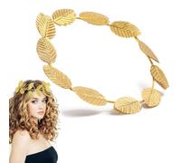 LQIOACU Corona di Foglie d'oro, Corona Alloro Laurea, Costume Dea Greca Donna, Corona Alloro Dorata, Accessori Dea Greca,per Donne Ragazze in Festa di Nozze Uso Quotidiano