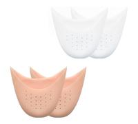 LQIOACU Salvapunte in Silicone Gel Salva Punte Avampiede Cuscinetti Metatarsali per Piedi Protettore Copri Dita Salvapunta per Scarpe a Punta Ballet e Danza Classica, 2 paia