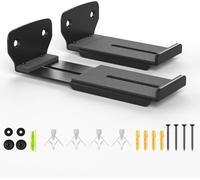 LQKUMJG Staffa di montaggio a parete per Samsung, Sony, LG, Vizio, Bose, JBL e altri, profondità regolabile da 8,9 a 16 cm, portata fino a 13,6 kg