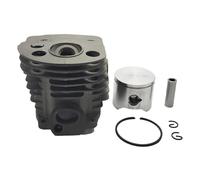 LQNXAVUD 45 Kit pistone in Cilindro da 46 mm Adatta 55 51 Parte di Sostituzione della Motosega per Rancher per Utensili da Giardino(46MM for HUS 55)